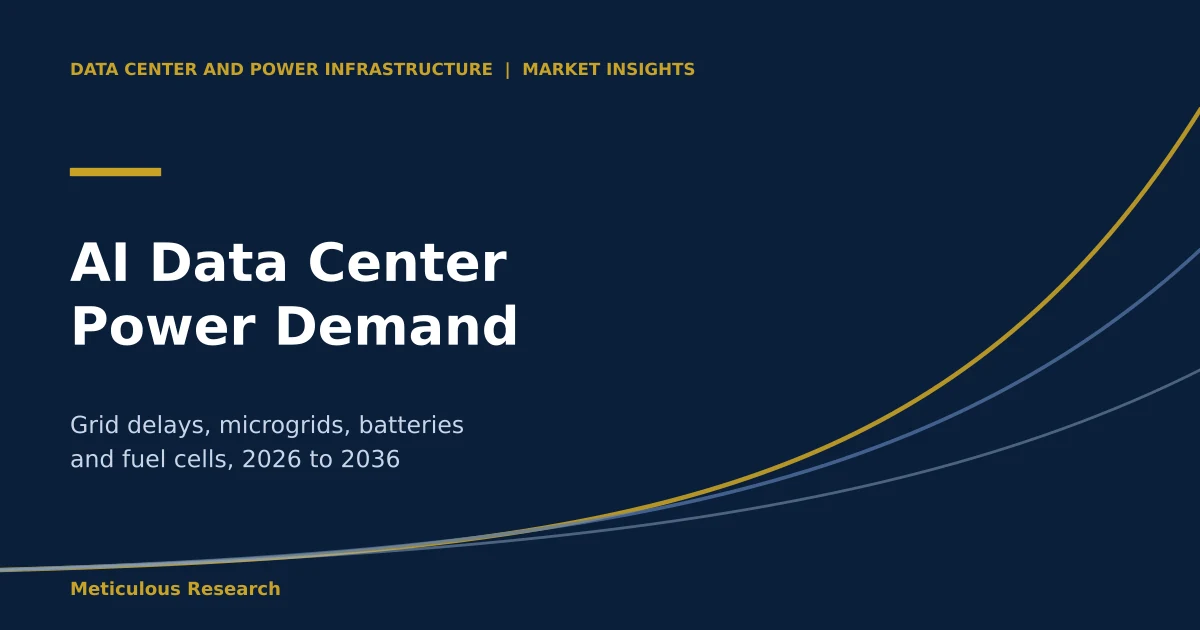 AI Data Center Power Demand: Why Grid Delays Are Pushing Operators Toward Microgrids, Batteries and Fuel Cells