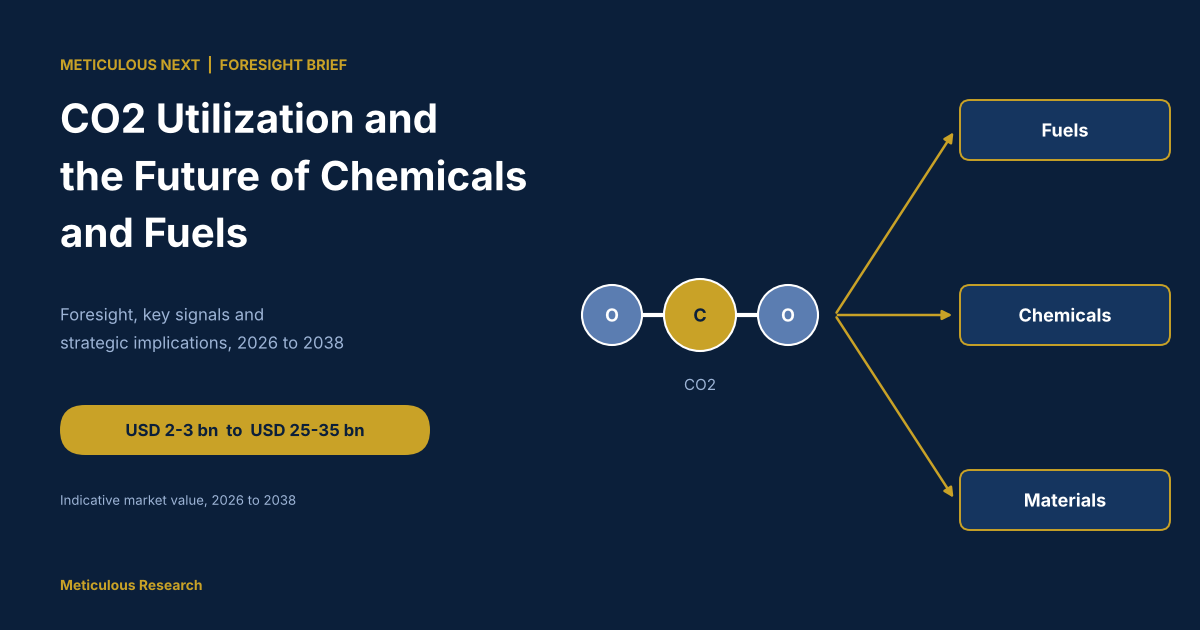 CO2 Utilization and the Future of Chemicals and Fuels: Foresight, Key Signals and Strategic Implications