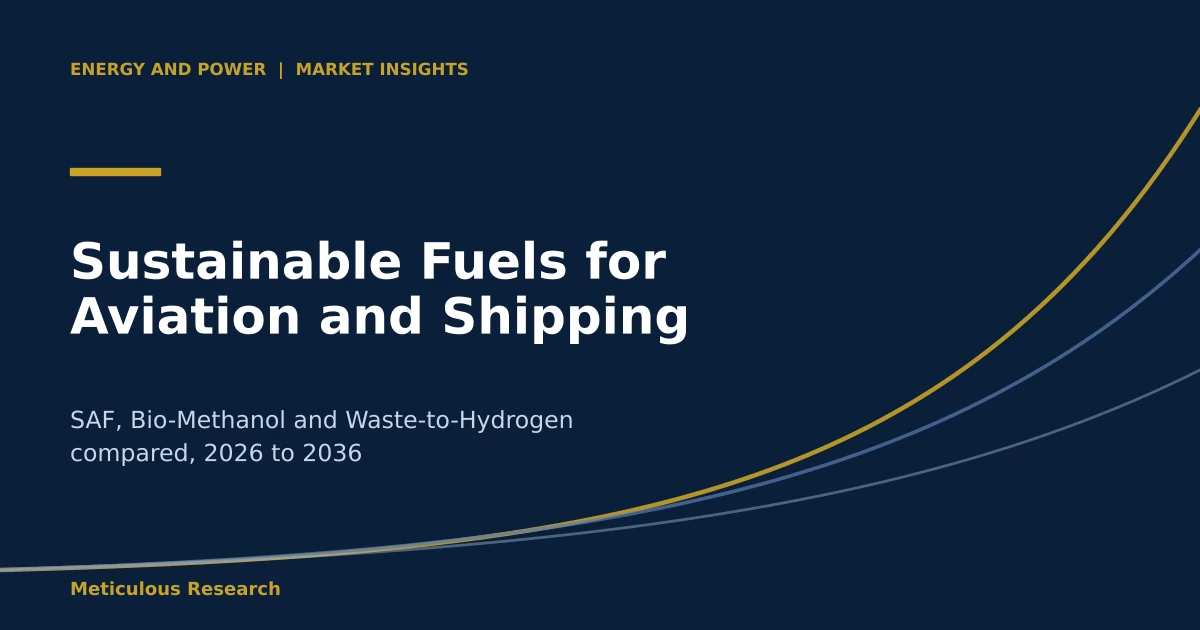 Sustainable Fuels for Aviation and Shipping: How SAF, Bio-Methanol and Waste-to-Hydrogen Compare