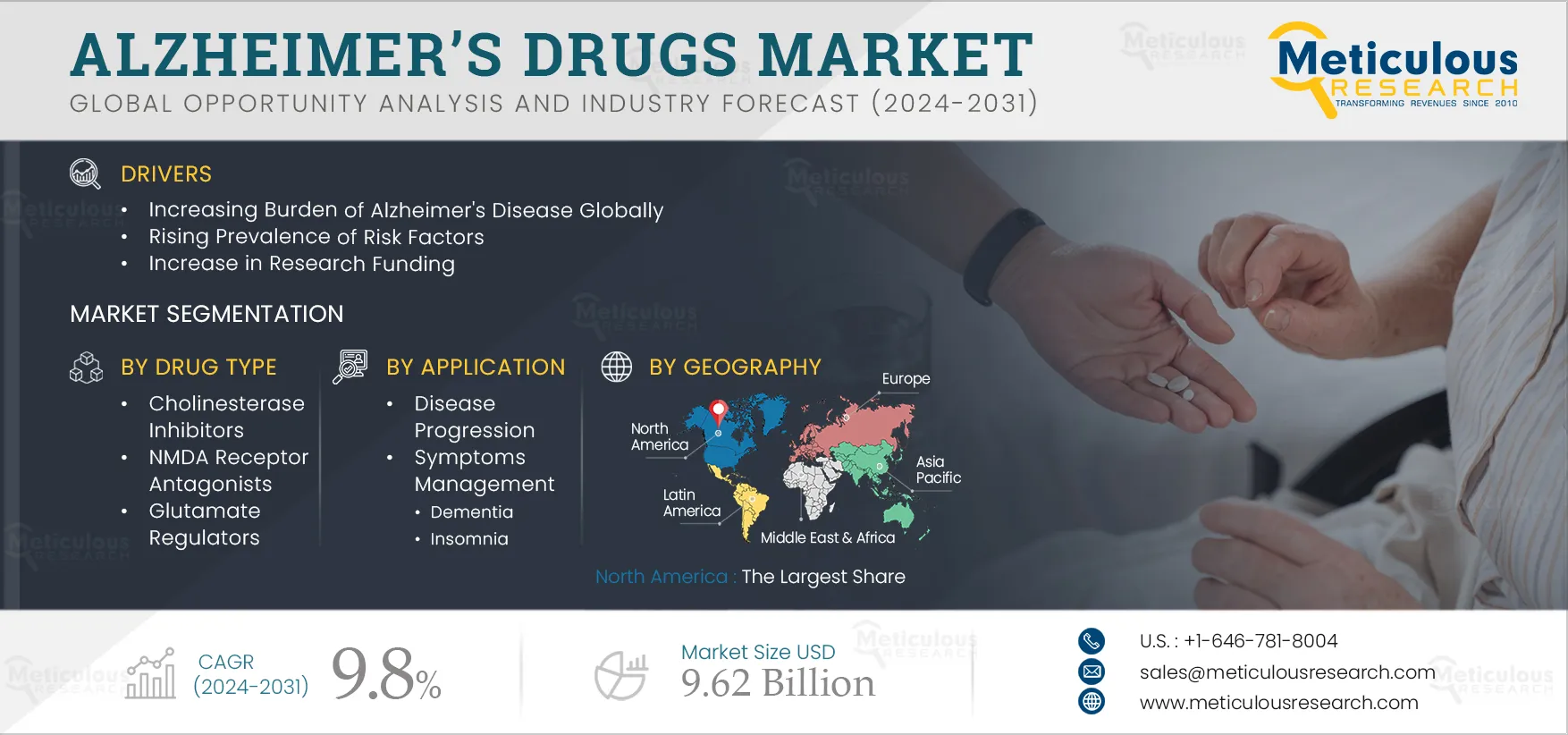 Alzheimer’s Drugs Market - Global Opportunity Analysis and Industry Forecast (2025-2032) infographic