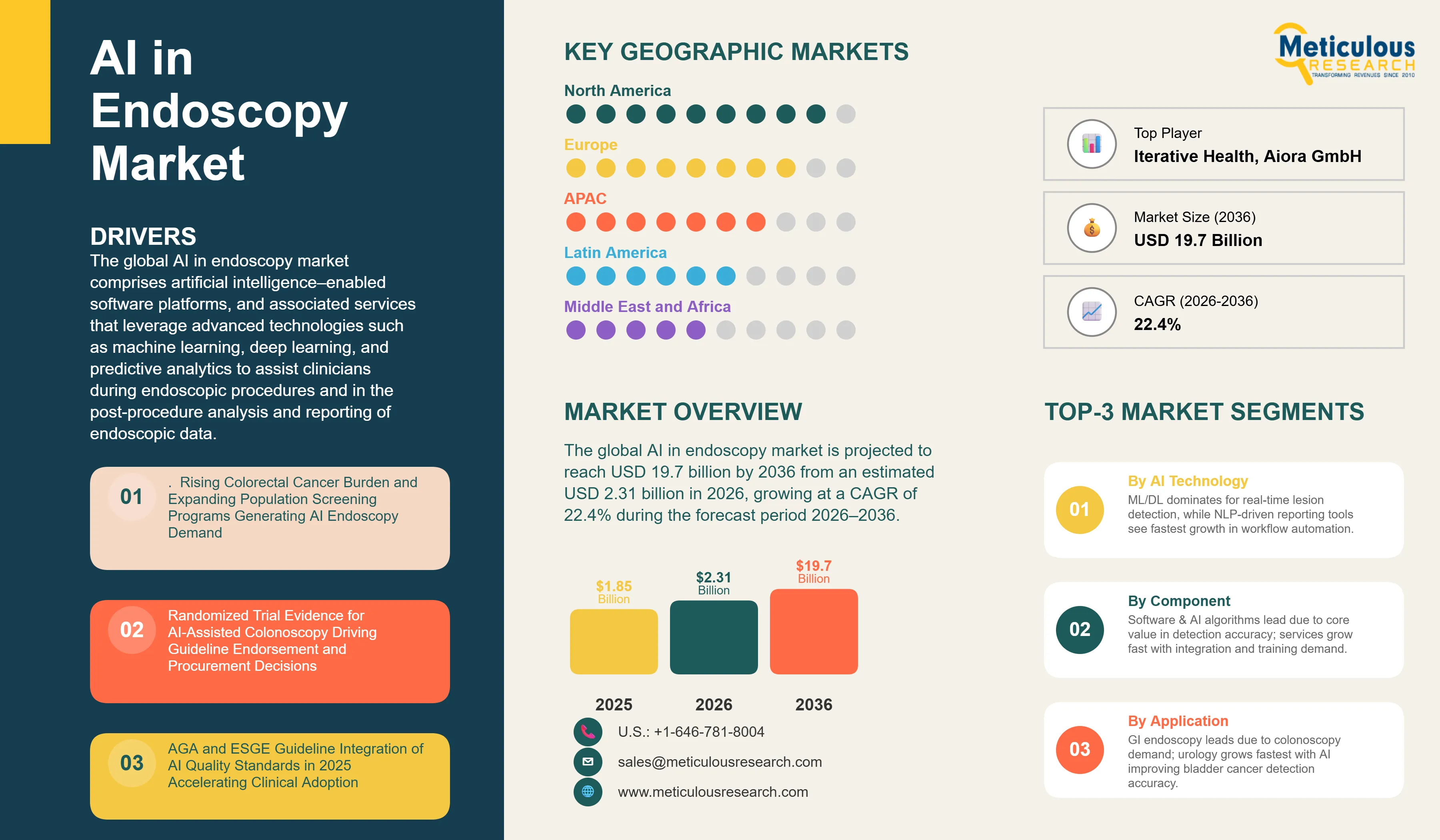 AI in Endoscopy Market - Global Opportunity Analysis And Industry Forecasts (2026-2036) infographic