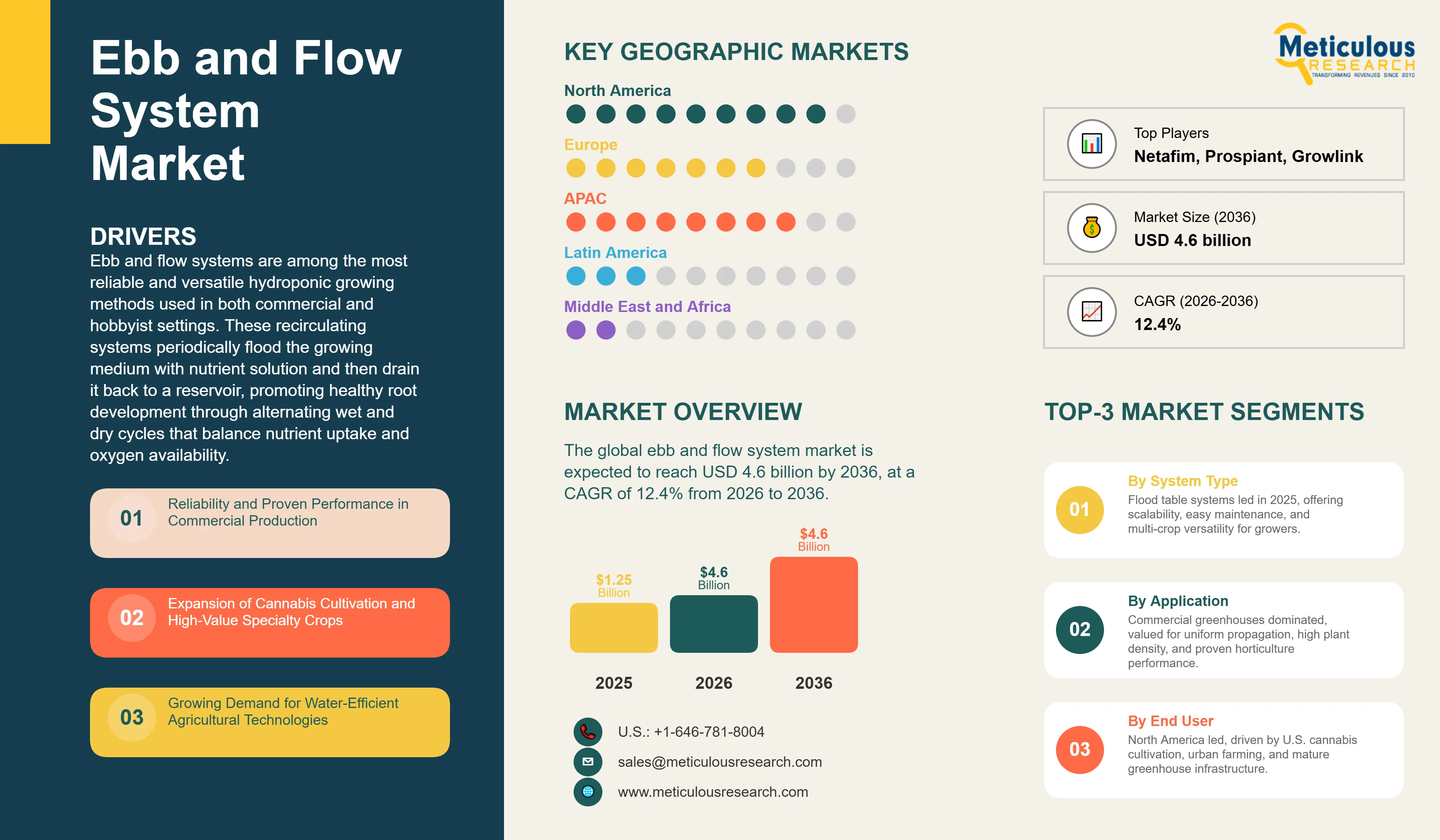 Ebb and Flow System Market - Global Opportunity Analysis and Industry Forecast (2026-2036) infographic